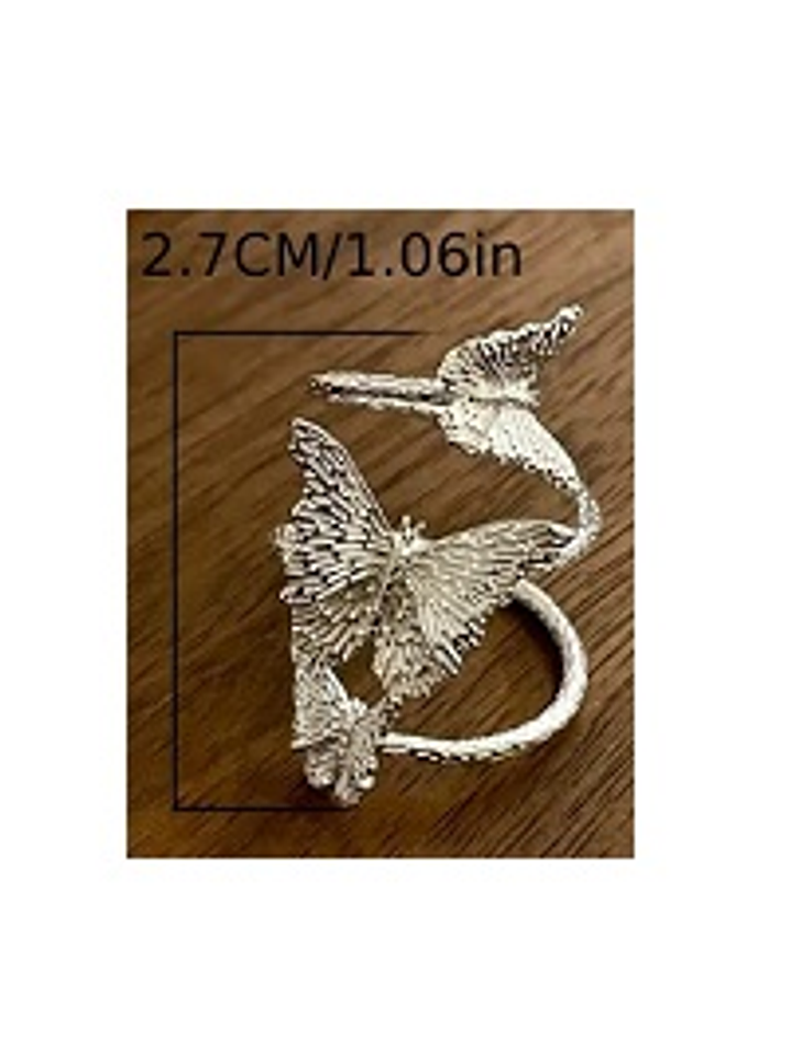 Anillo Envoltura de Mariposa – Plata Esterlina 925 2