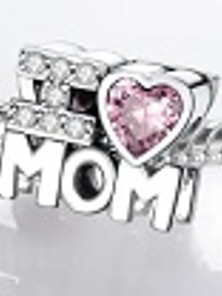 Colgante “I Love Mom” en Plata Esterlina 925 — Amor Eterno en una Joya 1