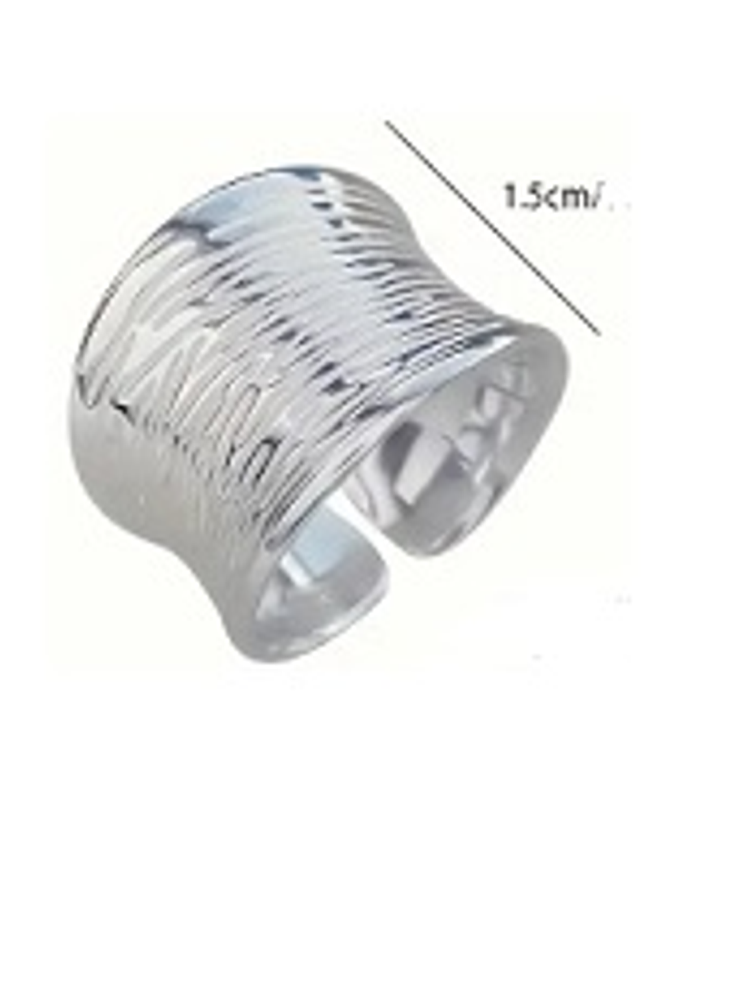 Anillo Ondas de Agua en Plata Esterlina 925 — Diseño Elegante y Ajustable 2