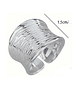 Anillo Ondas de Agua en Plata Esterlina 925 — Diseño Elegante y Ajustable - Miniatura 2