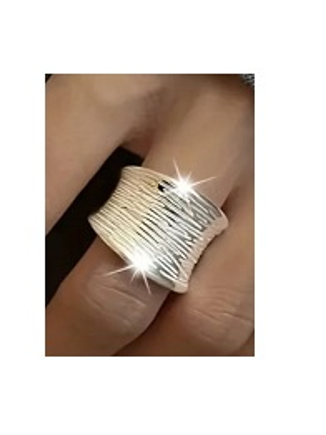 Anillo Ondas de Agua en Plata Esterlina 925 — Diseño Elegante y Ajustable 3