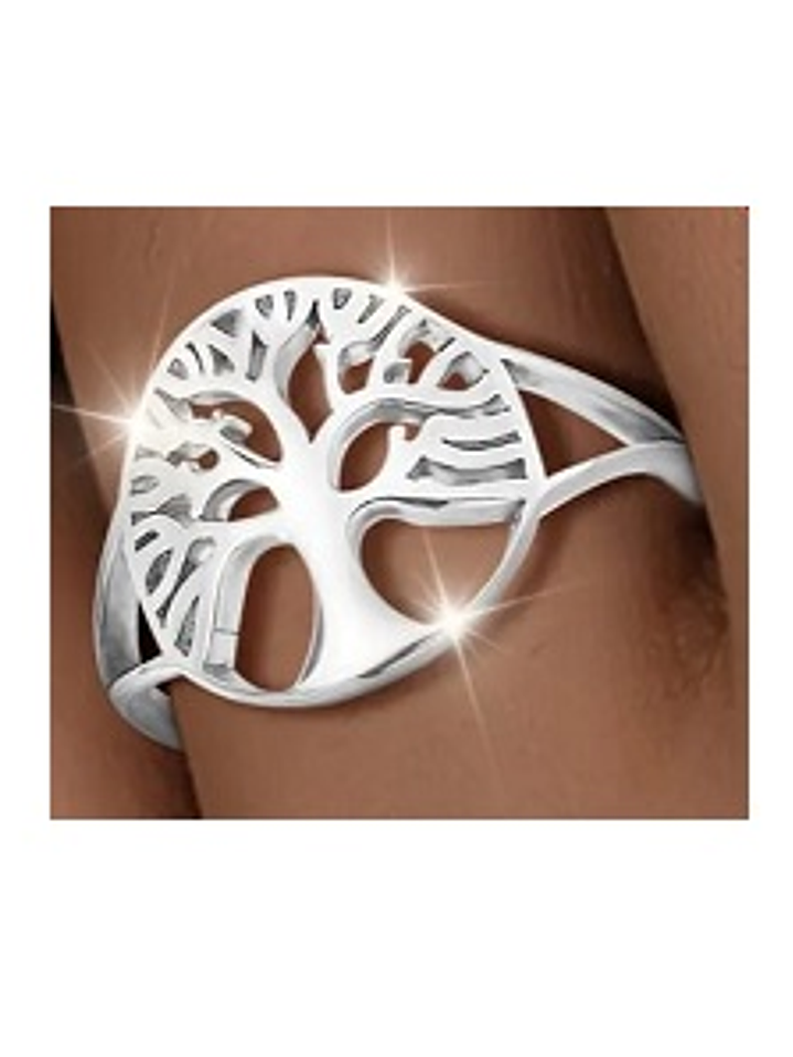 Anillo Árbol de la Vida Abierto en Plata Esterlina 925 — Elegancia y Significado Espiritual 1