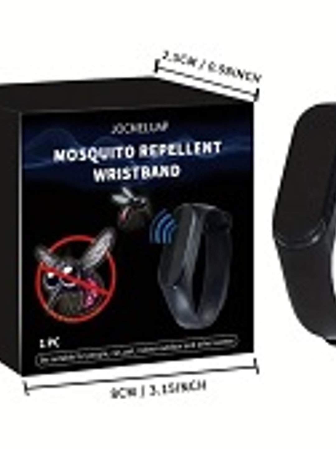 Pulsera reloj  electronica repelente de mosquitos, pantalla tactil, elegantr moderno unisex, 3