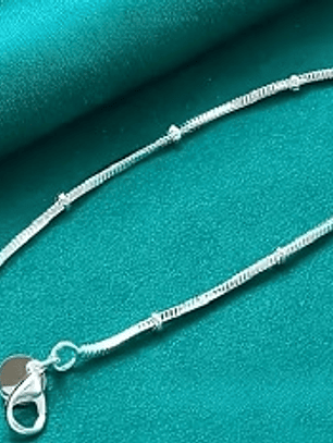 Pulsera Creativa Tipo Serpiente en Plata 925