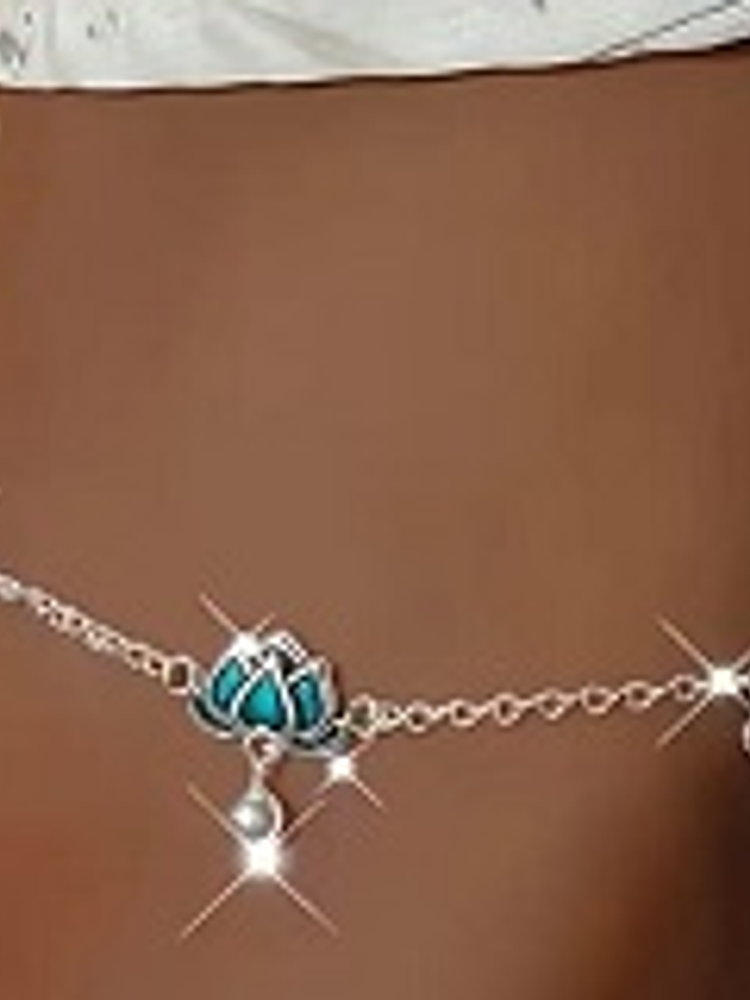 Tobillera Lirio en Plata Esterlina 925 2