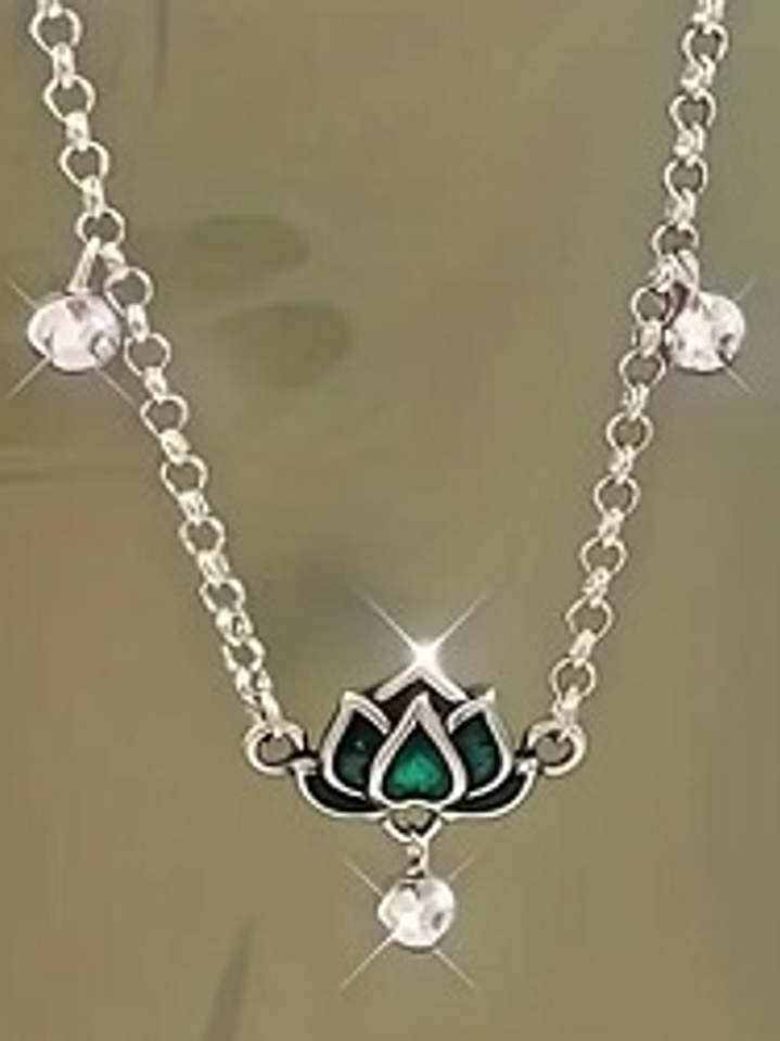 Tobillera Lirio en Plata Esterlina 925 3