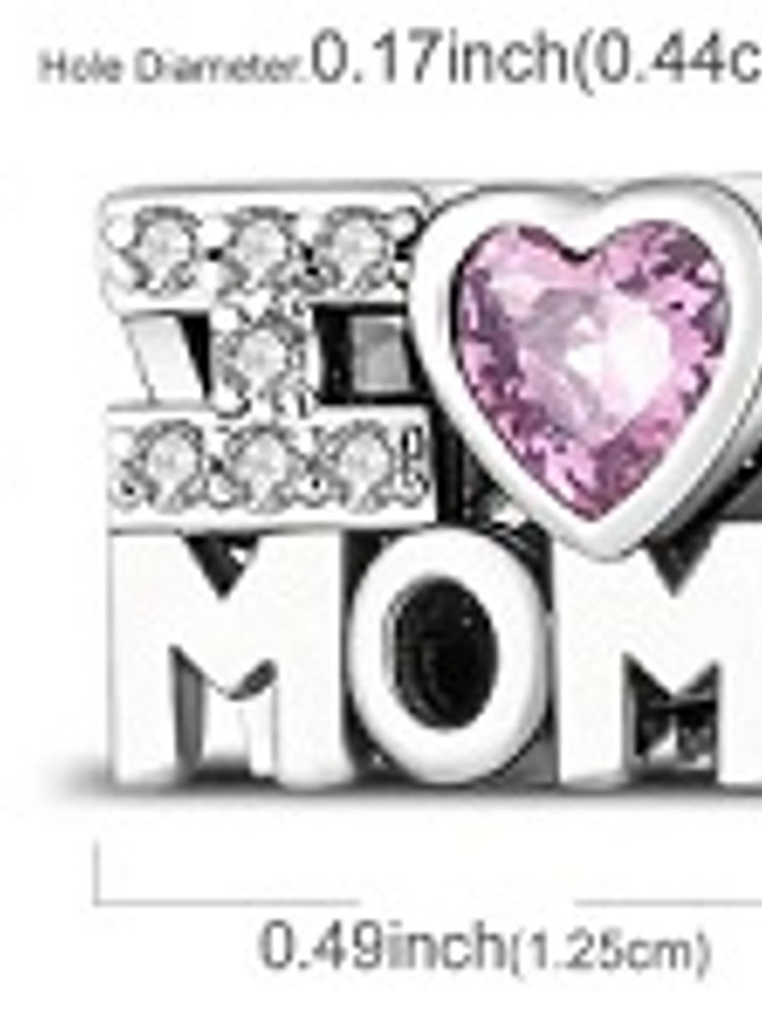 Pulsera “I Love Mom” Tipo Serpiente en Plata 925 2