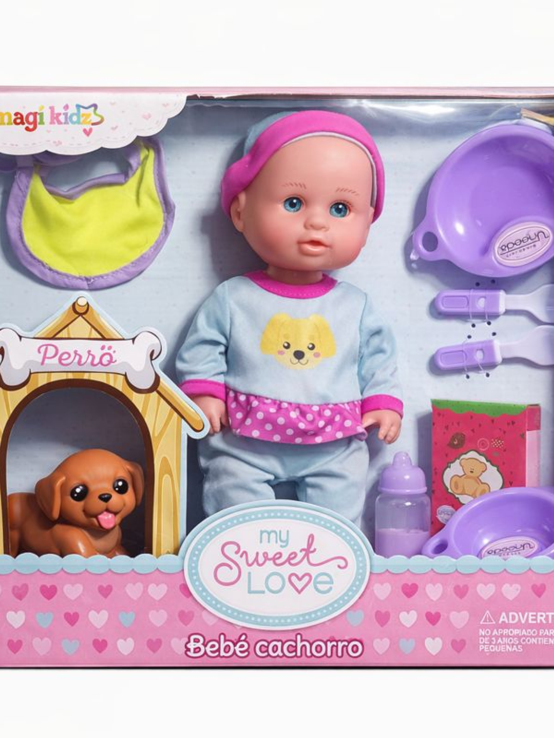 Bebé Cachorro – Muñeca con Mascota | My Sweet Love – Imagi Kidz 1