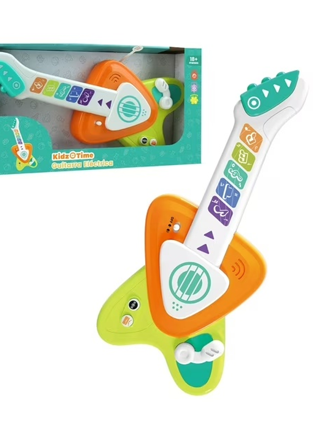 Guitarra Eléctrica Infantil Kidz Time – Musical y Educativa (18+ meses) 1