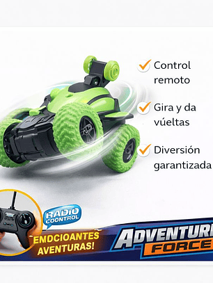 Auto Verde a Control Remoto 360° – Aventura y Diversión Sin Límites