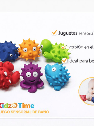 juego sensorial pata brbes , 6 juguetes para entretenerlos en la ducha