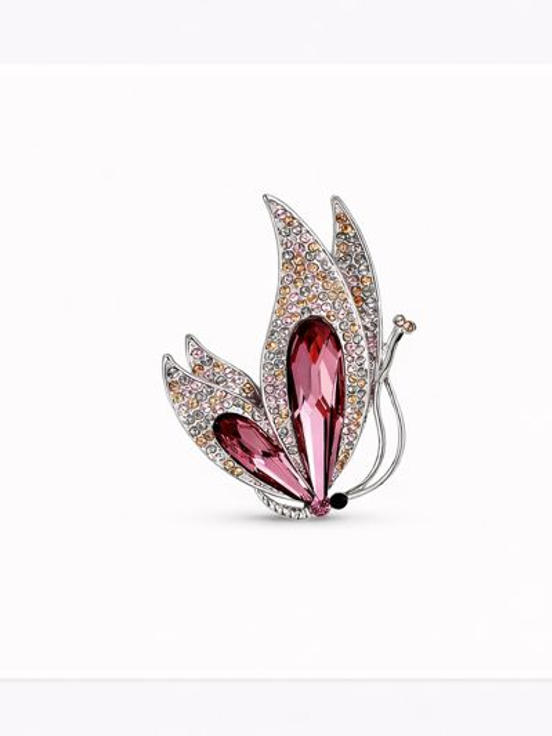 Broche Elegante de Mariposa con Piedras – Diseño Unisex 1