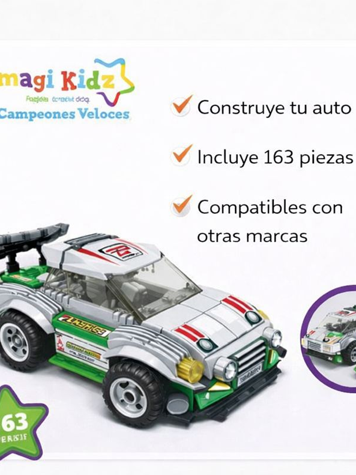 Auto Campeones Veloces. auto topo lego niñas mas de 6 años, contiene 163 piezas 1