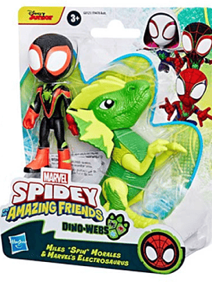 Spidey and His Amazing Friends – Dino Webs (Figuras de Acción)