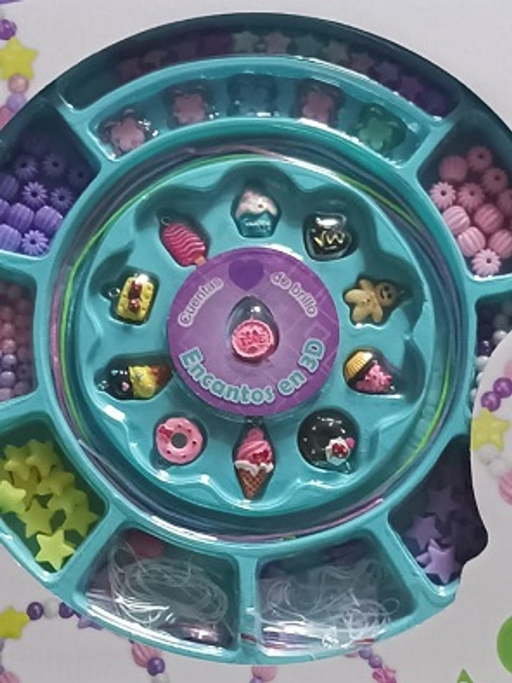 Cuentas 3D para Pulseras – Diseños de Postres 2