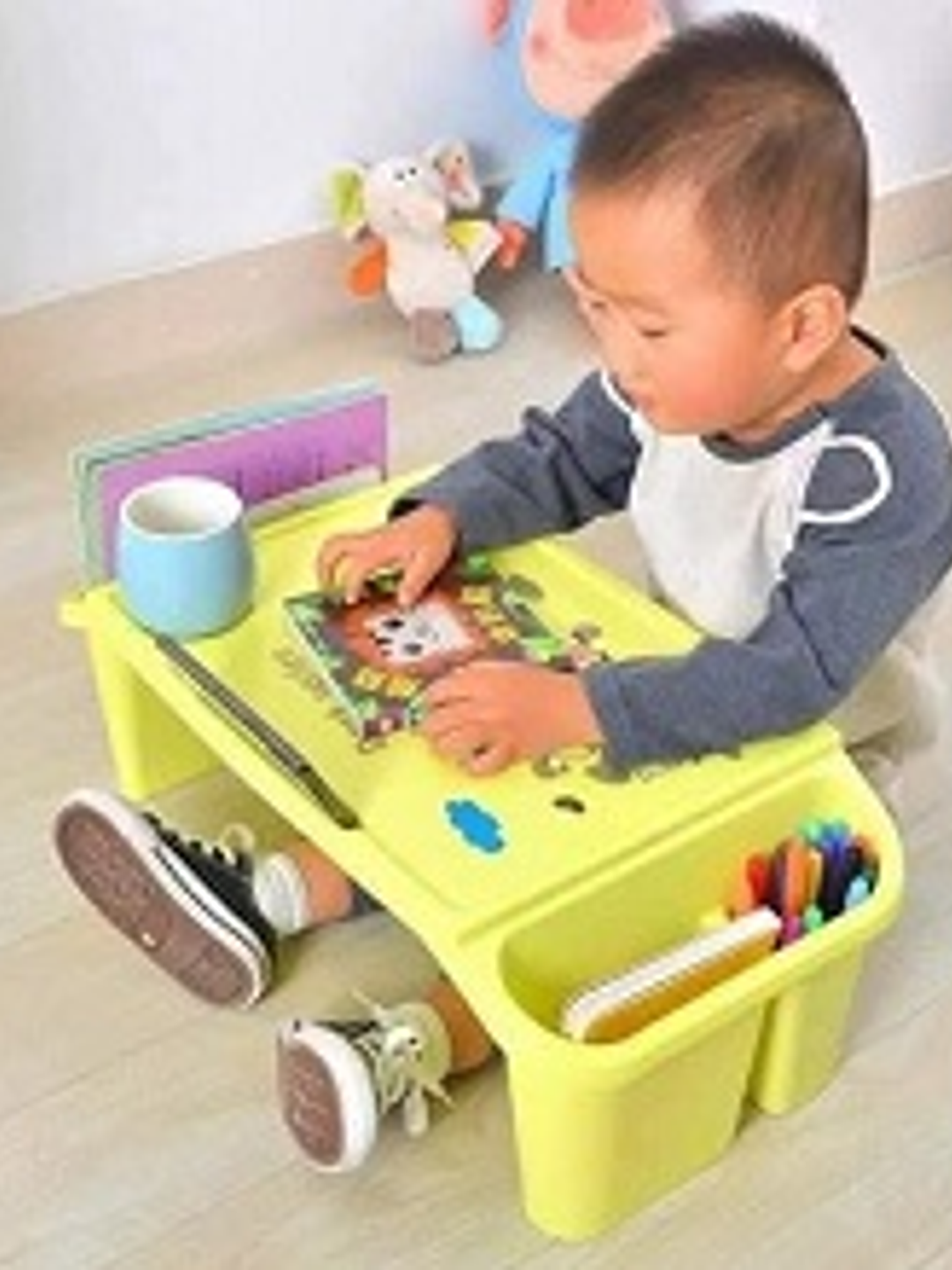 Mesa Multiuso Infantil – Rosa y Verde 1