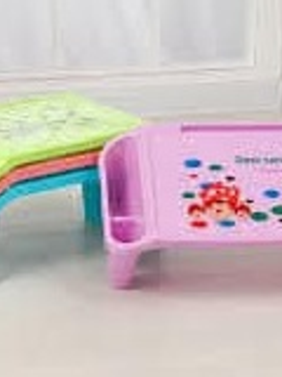 Mesa Multiuso Infantil – Rosa y Verde 3
