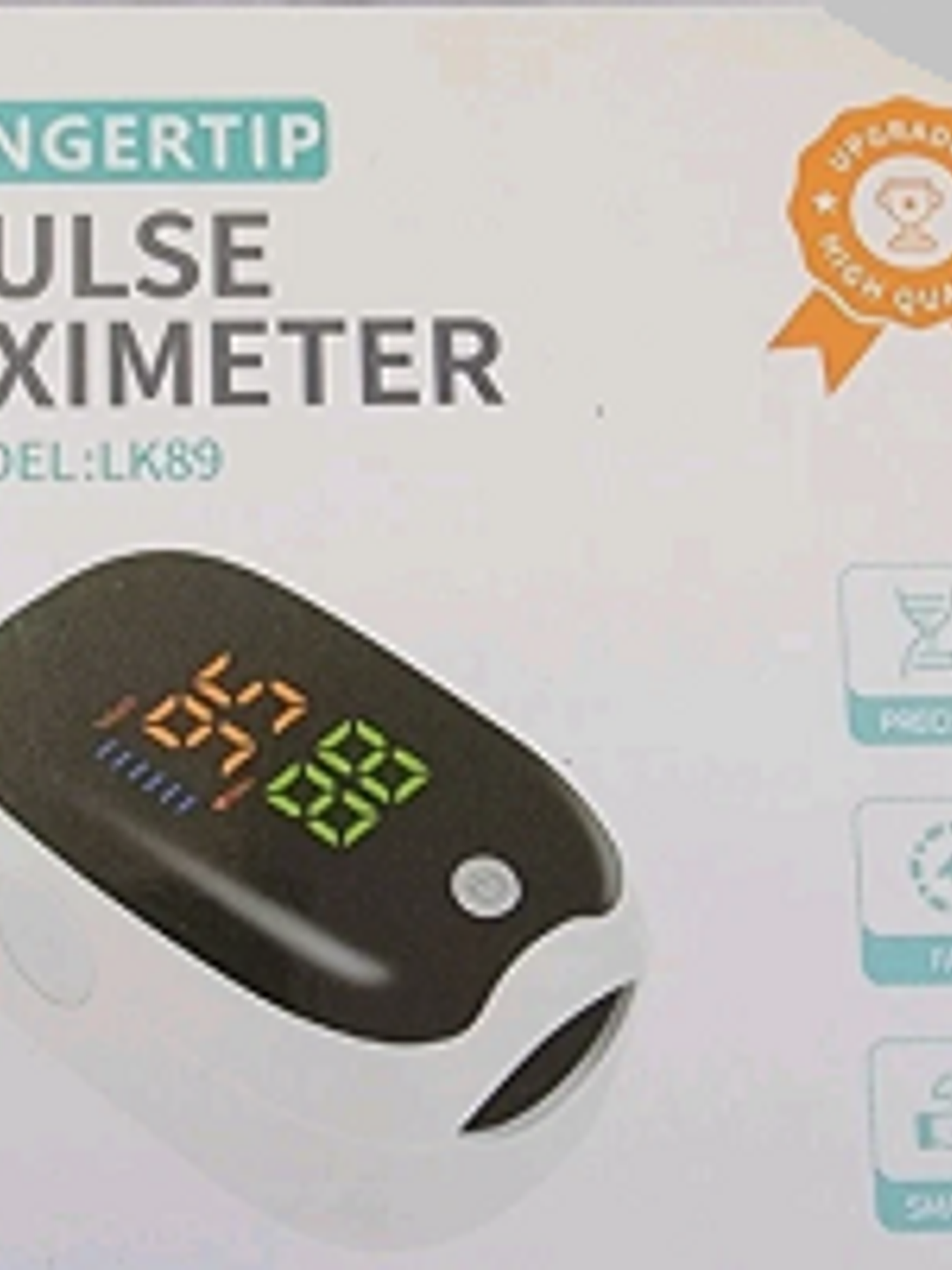 Oxímetro de Pulso Digital de Dedo – Medición Precisa de Saturación y Pulso 1