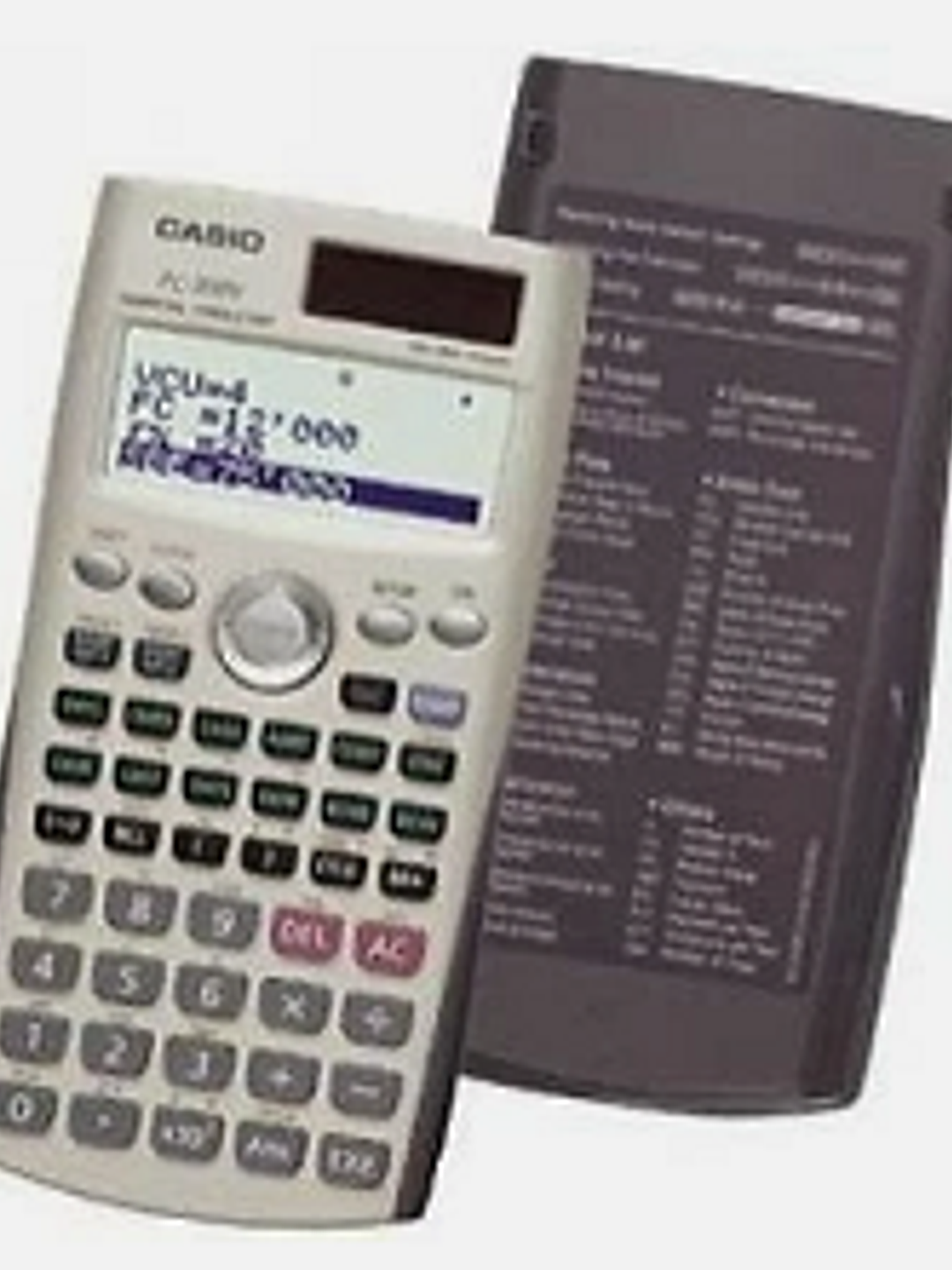 Casio FC-200V – Calculadora Financiera Científica con Pantalla de 4 Líneas 2