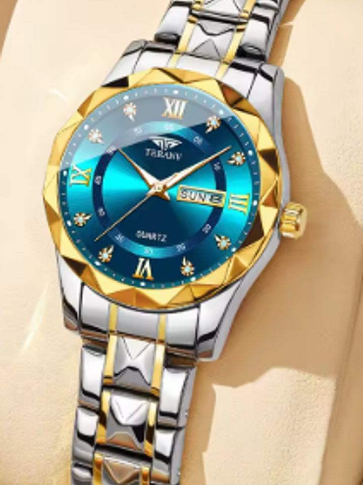 Reloj de Lujo TERANV – Hombre (Cuarzo, Resistente al Agua, Estilo Premium) 1