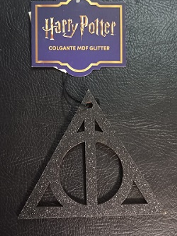 Colgante Decorativo Harry Potter – Reliquias de la Muerte (MDF con Glitter) 1