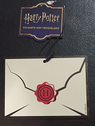 Colgante Decorativo Harry Potter – Carta de Aceptación a Hogwarts (MDF)
