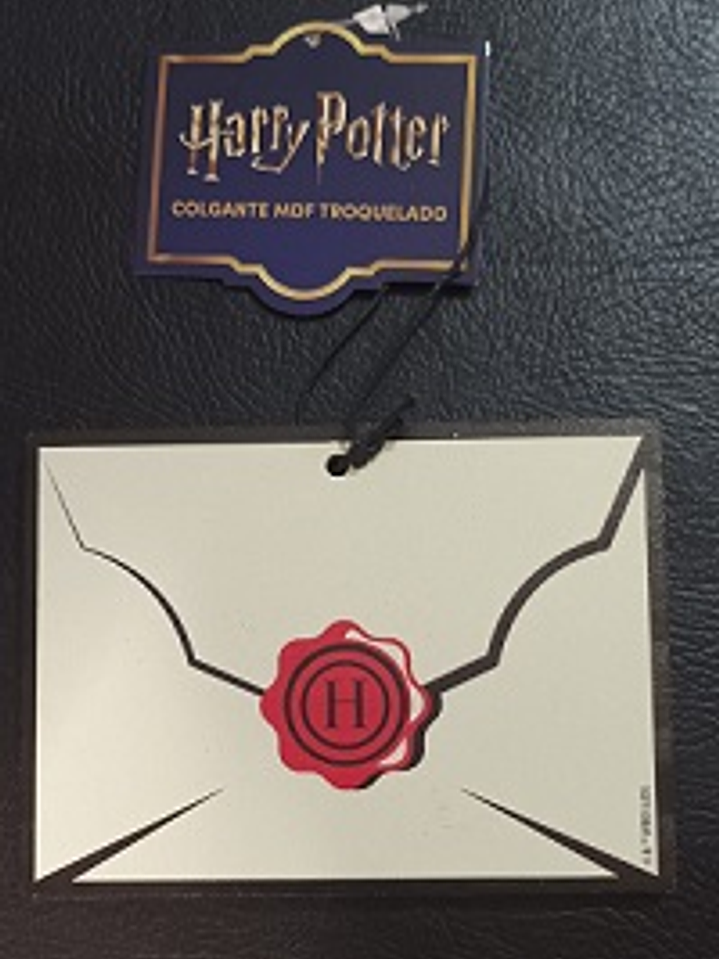Colgante Decorativo Harry Potter – Carta de Aceptación a Hogwarts (MDF) 1