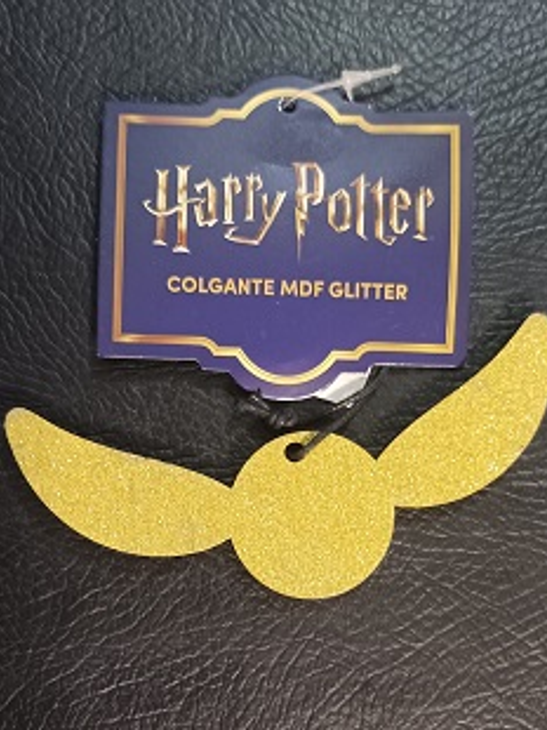 Colgante Decorativo Harry Potter – Snitch Dorada (MDF con Glitter) 1