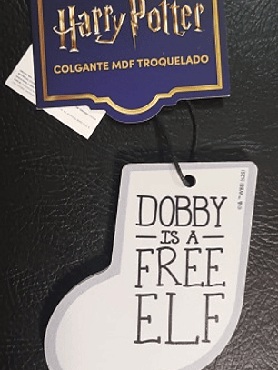 Colgante Decorativo Harry Potter – Bota de Dobby (MDF Troquelado)