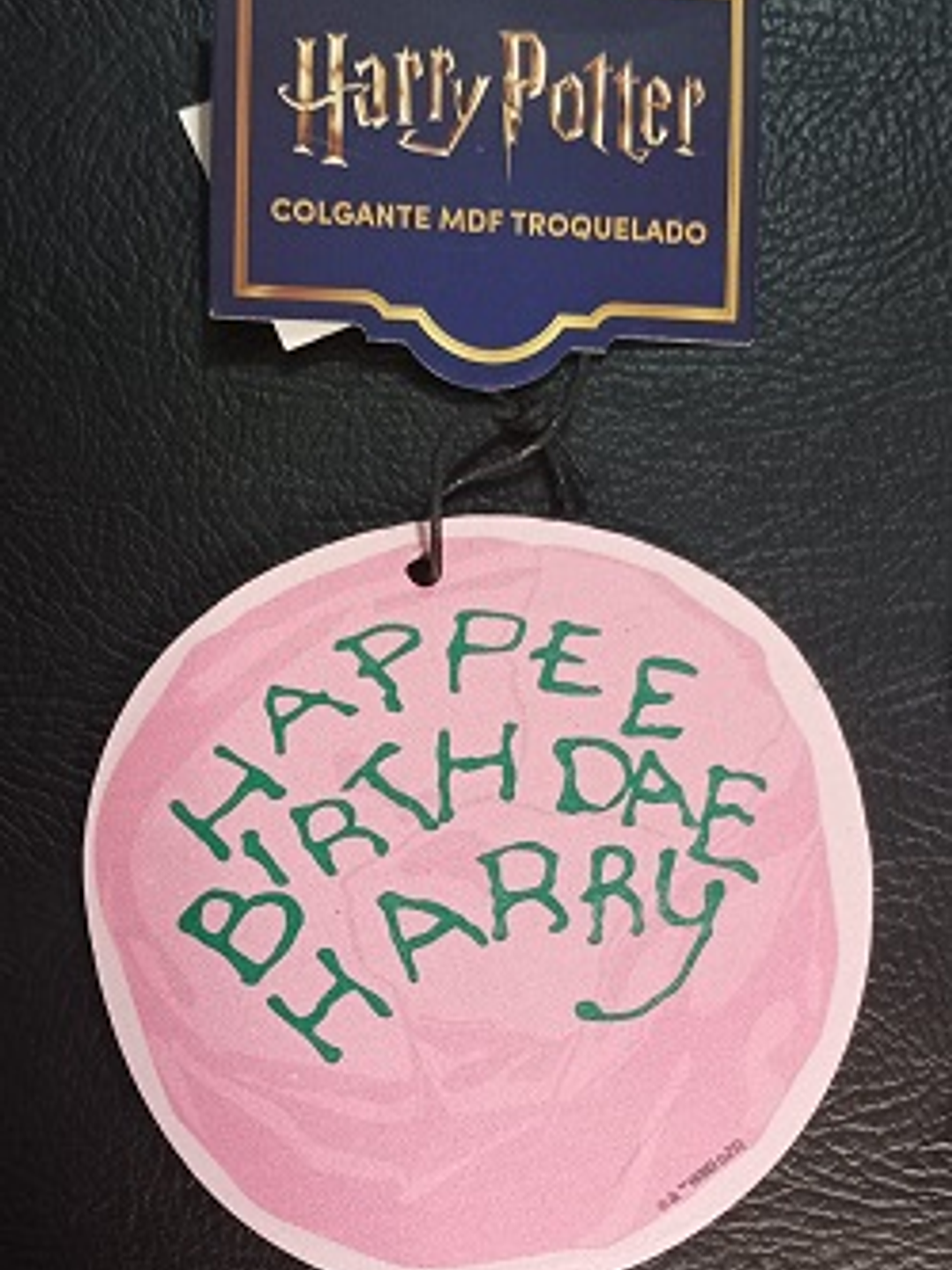 Colgante Decorativo Harry Potter – “Happy Birthday Harry” (MDF Troquelado) 1