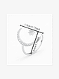Anillo Celestial Luna y Estrella – Plata 925 con Zirconia Cúbica - Miniatura 2