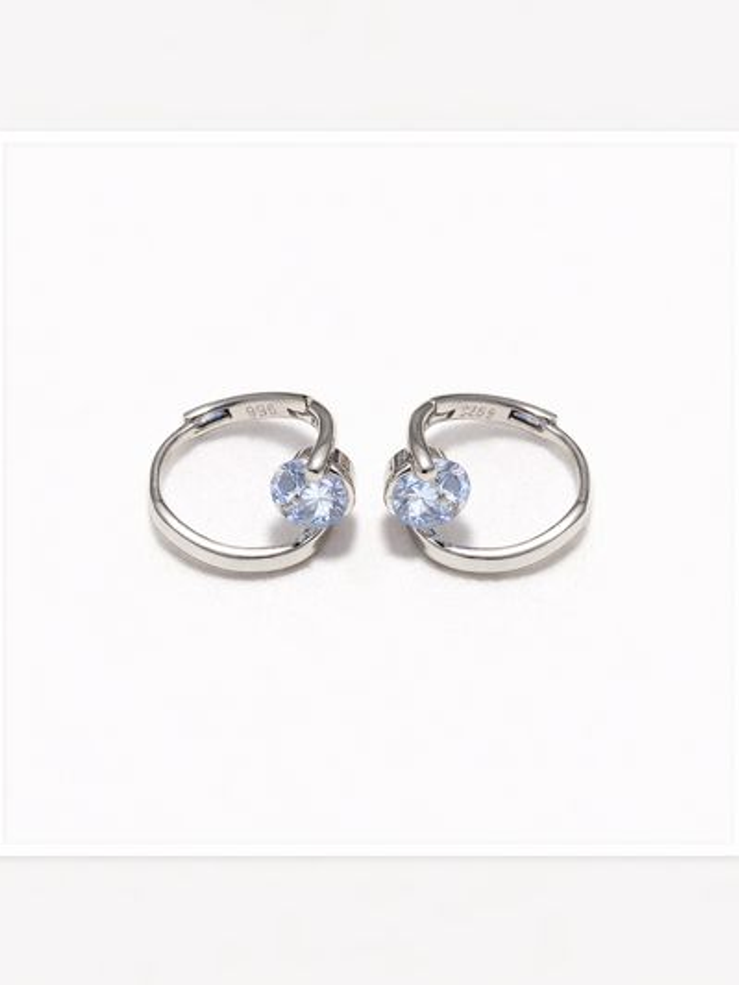 Aro Punto de luz minimalista - Plata 925 2