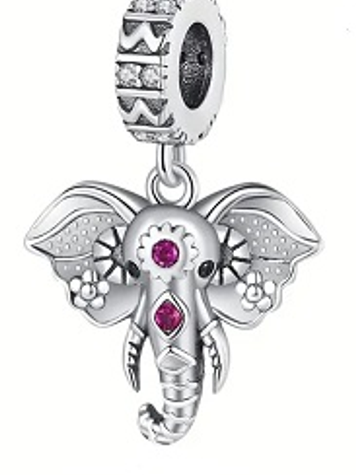 Colgante/ Charm - Elefante Sagrado en Plata Esterlina 925 1