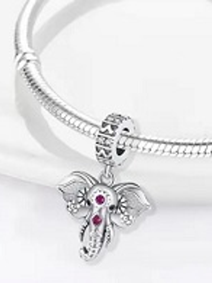 Colgante/ Charm - Elefante Sagrado en Plata Esterlina 925 2