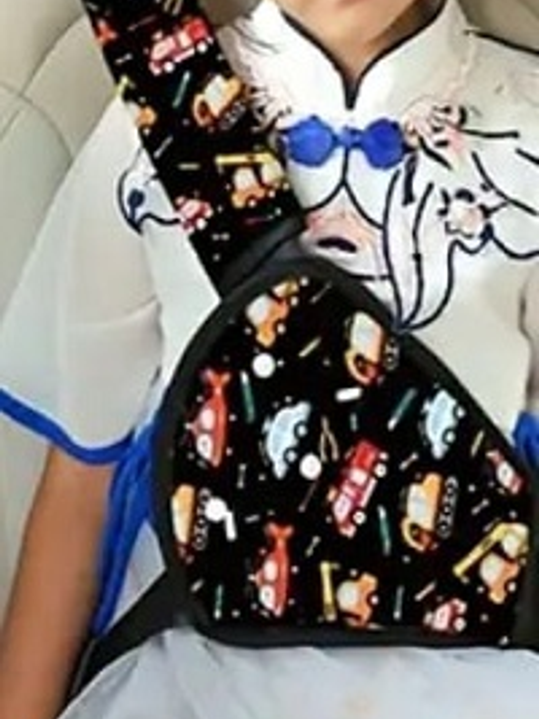 Funda para Cinturon de Auto  - Niño -  Vehiculos 1