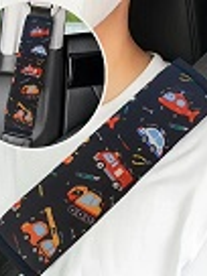 Funda para Cinturon de Auto  - Niño -  Vehiculos 2