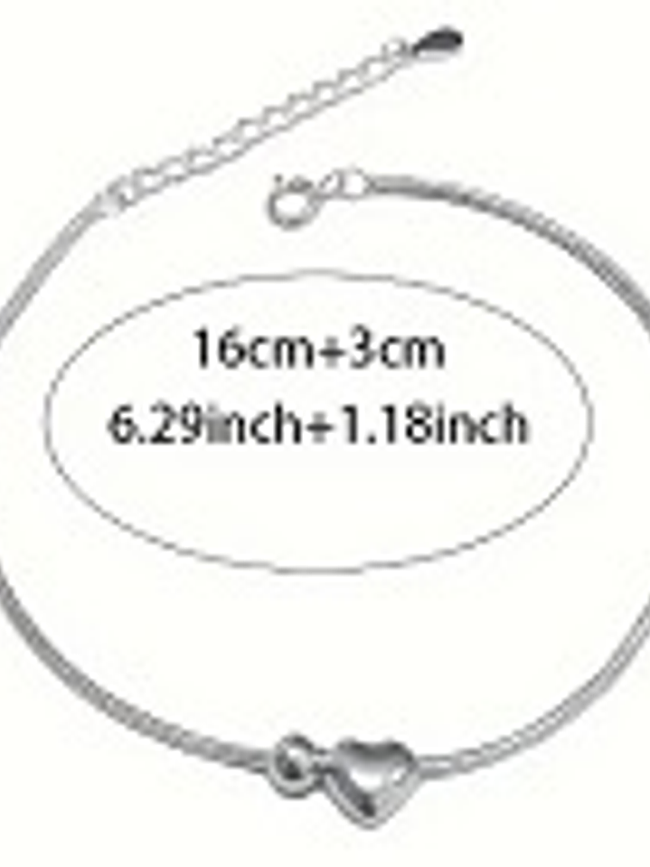 Pulsera Estilo Tribal con Corazón en Plata 925 3