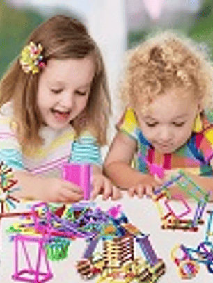 Set Constructivo DIY de 100 Piezas – Varitas Mágicas