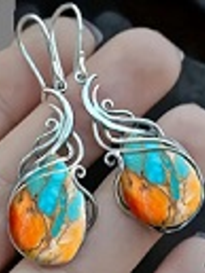 Aros Colgantes inspiracion Vintage 1