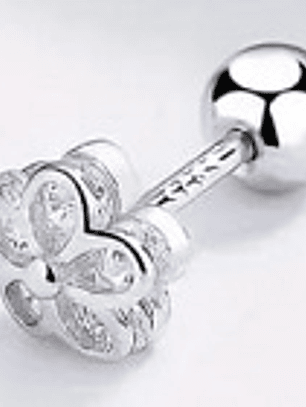 Aros de flor con tornillo redondo 