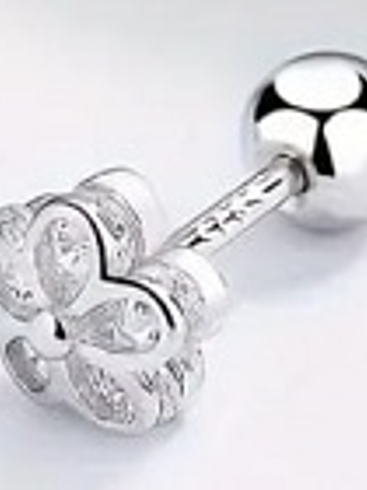 Aros de flor con tornillo redondo  1