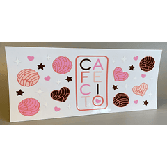 Cafecito Vertical Sticker DTF