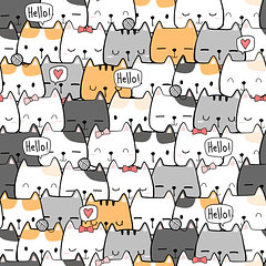 Gatitos Multitud