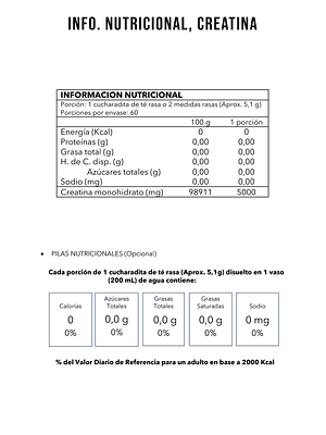 Creatina Monohidratada