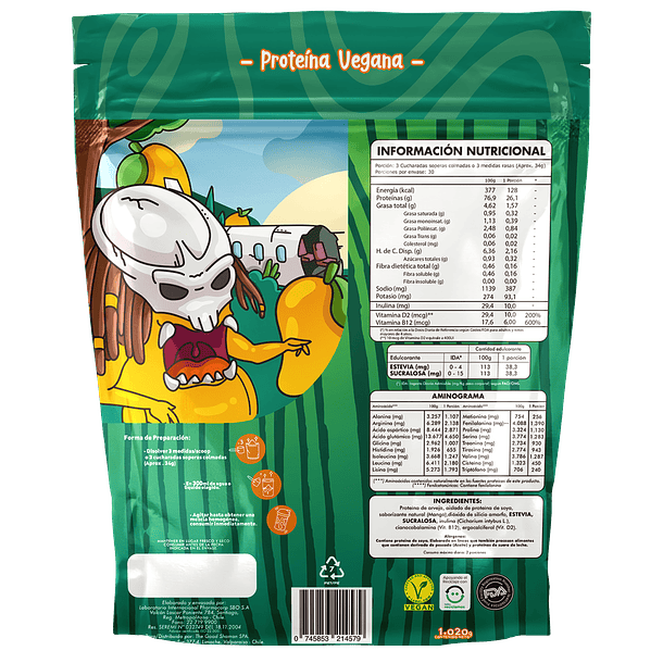 Proteína Vegana, Mango 2