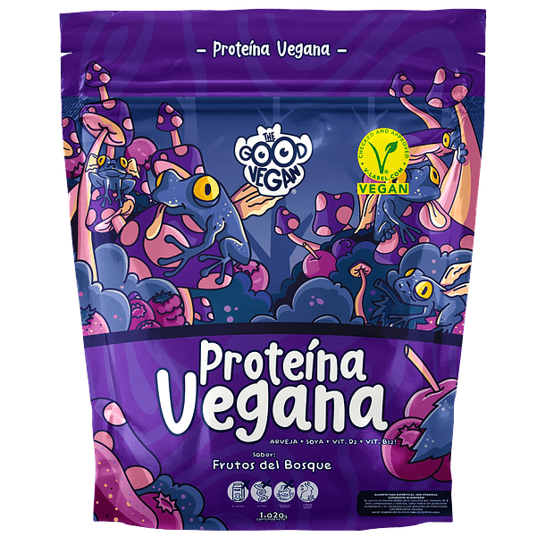 Proteína Vegana, Frutos del Bosque 1