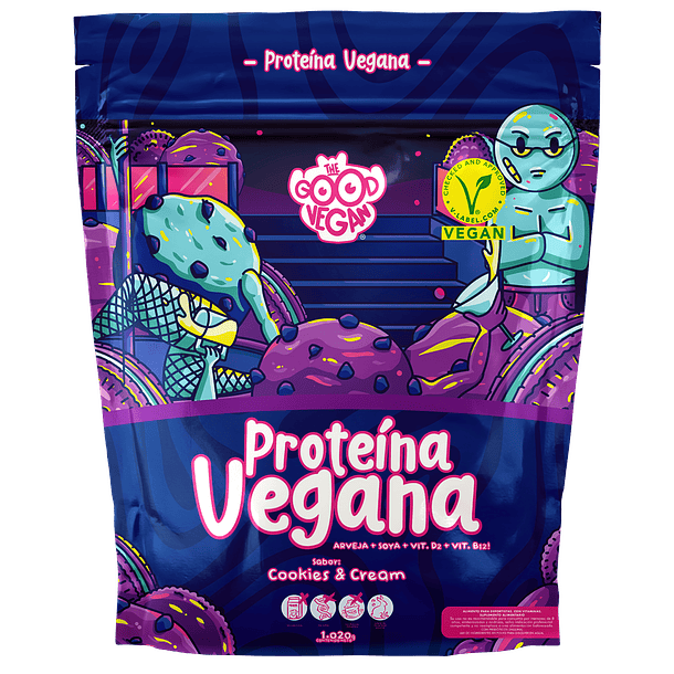 Proteína Vegana, Cookies and Cream 1
