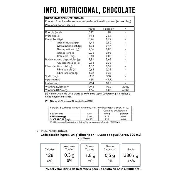 Proteína Vegana, Chocolate 3
