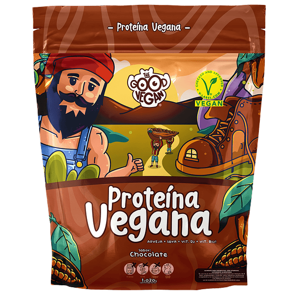 Proteína Vegana, Chocolate 1