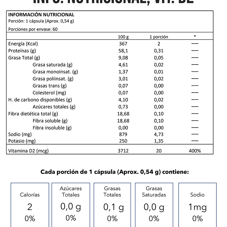 Vitamina D2 Ergocalciferol 2